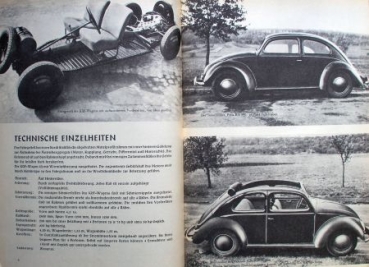 Volkswagen KdF Modelprogram 1939 "Mein KdF-Wagen" Carbrochure (7371)